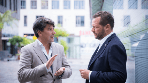 Maxime Clemenceau, Head of Investment und Founding Partner bei Lifento, und Christian Ersing, Geschäftsführer der Domus Cura GmbH